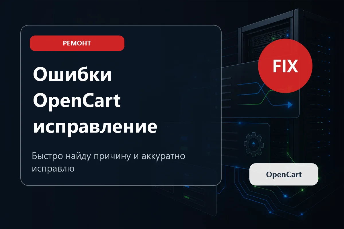 Где смотреть ошибки OpenCart: error.log, PHP-логи и журнал модификаторов