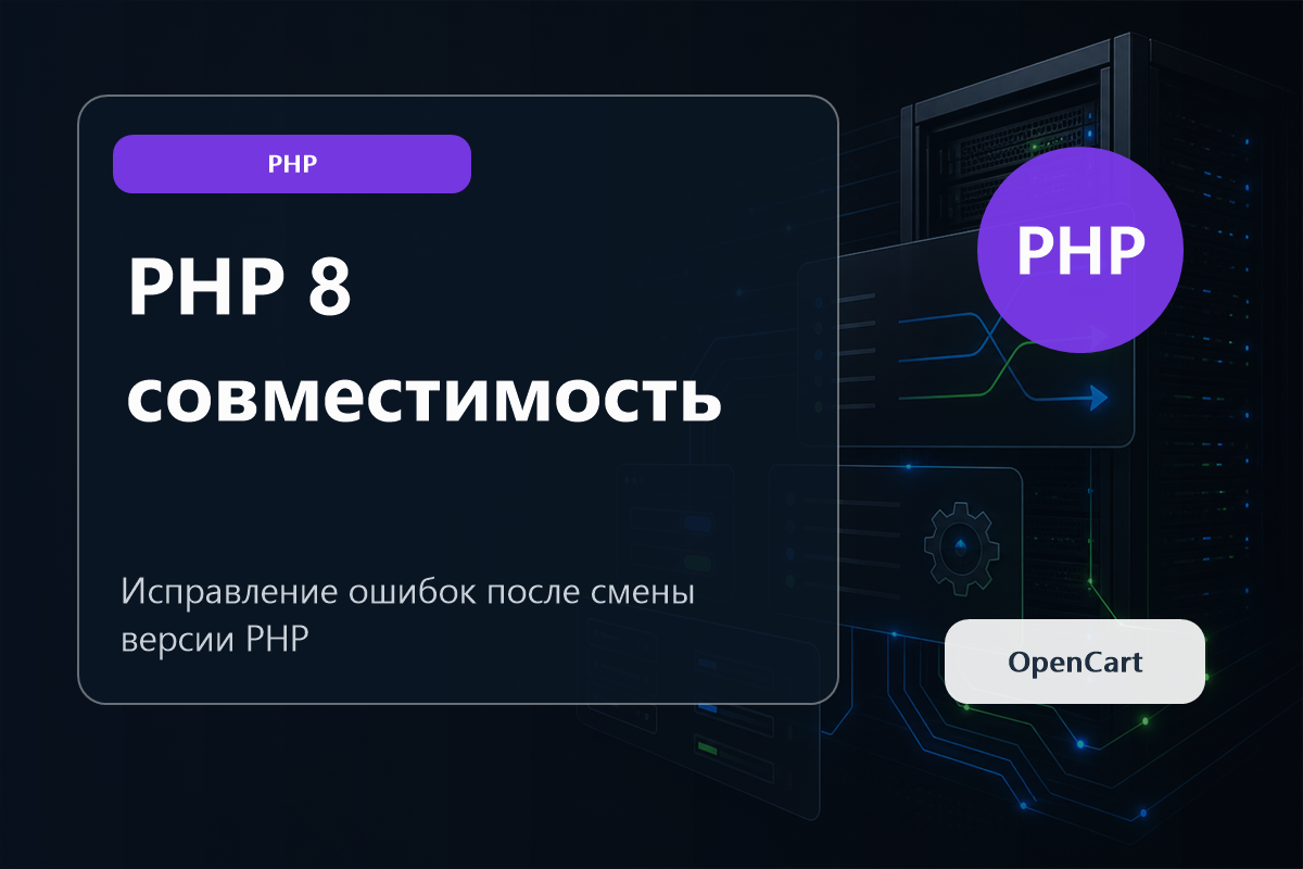 Техническая настройка OpenCart и PHP