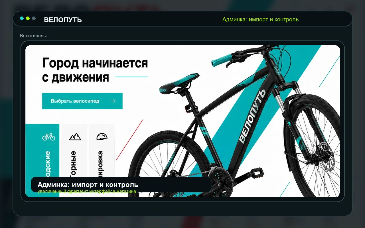 Админка: импорт и контроль